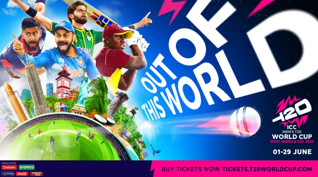 ICC's 'Out of this World' Men's T20 World Cup 2024 Campaign Film