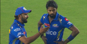 Hardik Pandya's Awkward Encounter Leads to Animated Chat with Rohit Sharma