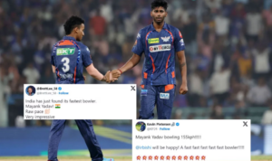 Mayank Yadav Shines with Fiery Debut Spell in LSG vs PBKS IPL 2024 Clash