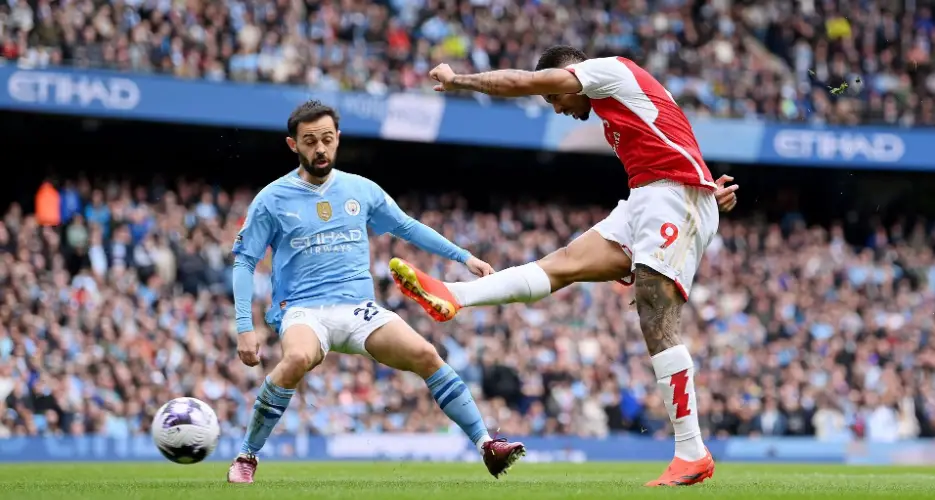 Gabriel Jesus Misfires as Arsenal Hold Manchester City Premier League 2023-24