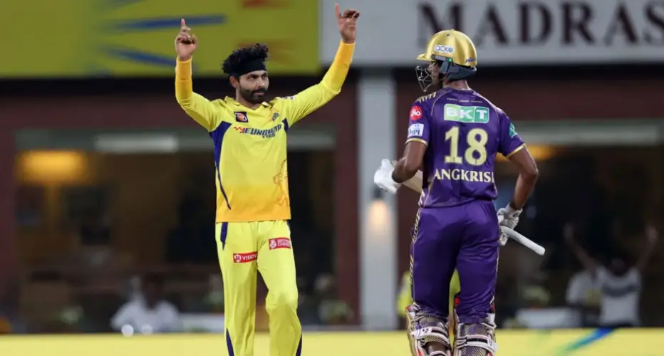 Jadeja Shines as CSK Outplays KKR in IPL 2024 Clash