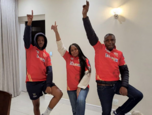 Rabada's Family Replicates Dhawan's Signature Pose before GT vs PBKS Match IPL 2024 clash