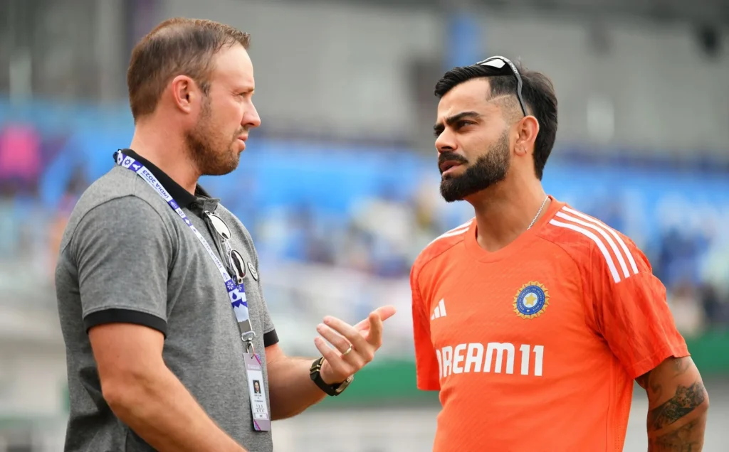 AB de Villiers pays heartfelt tribute to Virat Kohli
